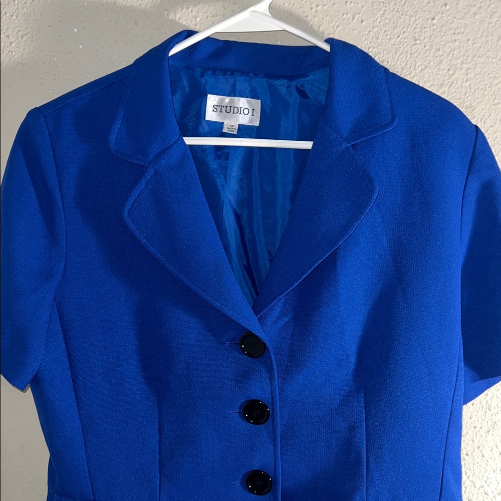 Studio I Women's Bold Blue Blazer
